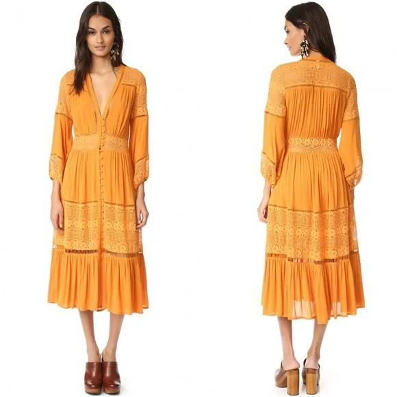 EUC Vintage Spell & the Gypsy Collective Maple Olivia Luxe Lace Midi Dress  is available for purchase on au PAY Market - Imported Goods Online Store  Co.Ltd. | au PAY Market -